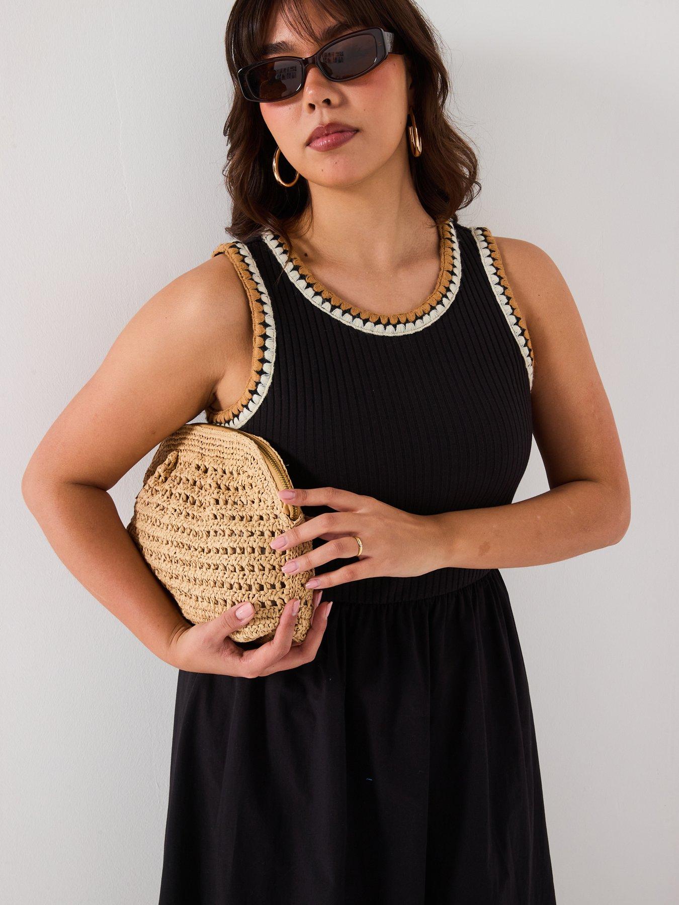 image of v-by-very-curve-puffball-hem-2-in-1-midi-dress