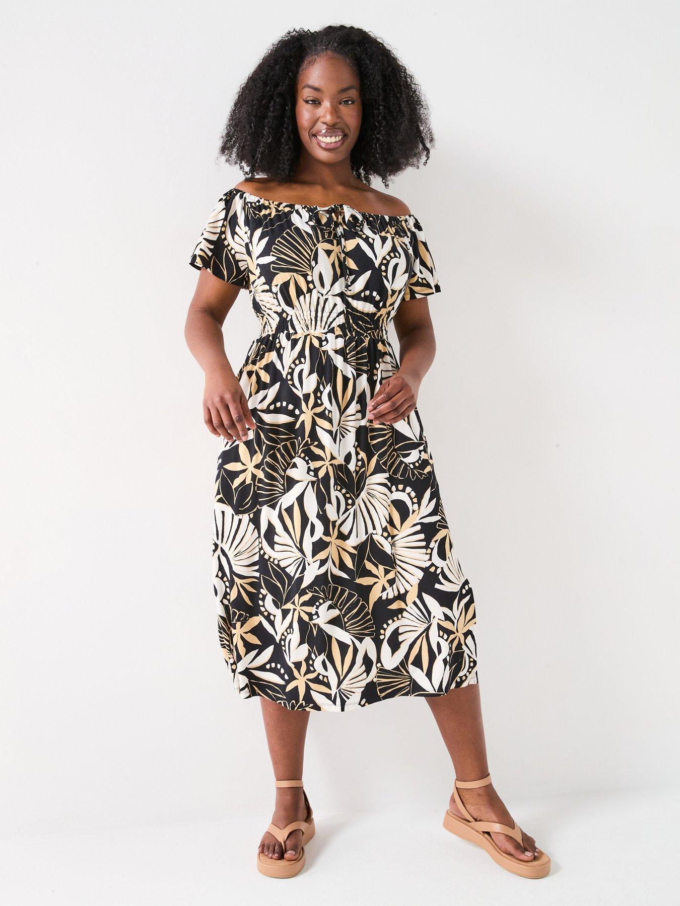 v-by-very-curve-bardot-midi-dress