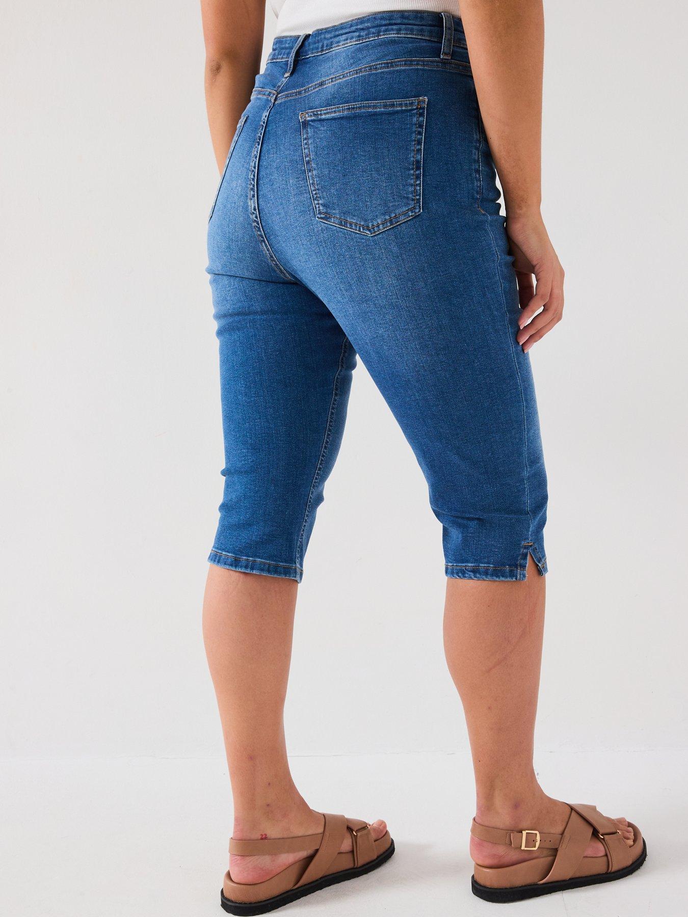  image of v-by-very-curve-cropped-jean