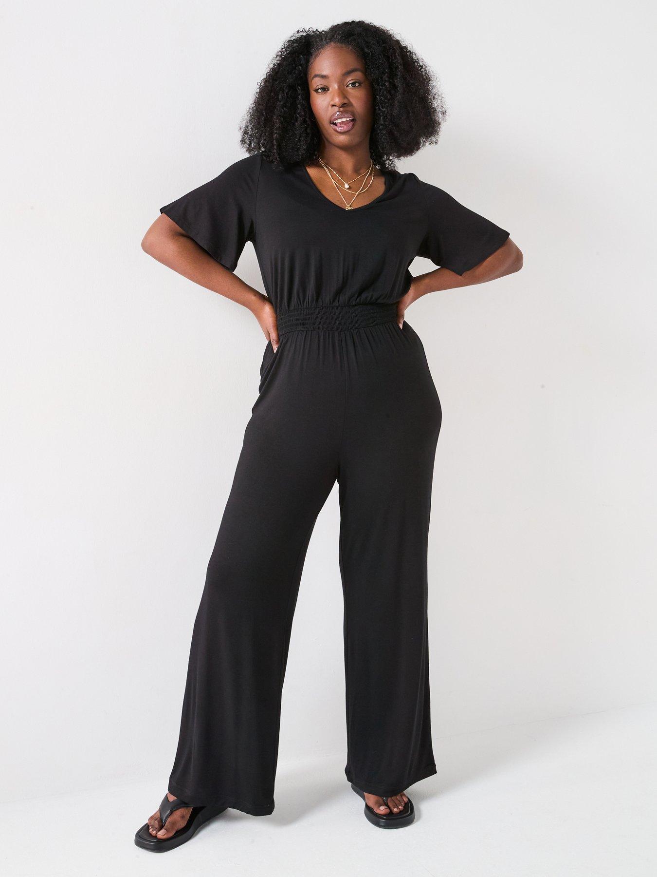 v-by-very-curve-angel-sleeve-jersey-jumpsuit-black