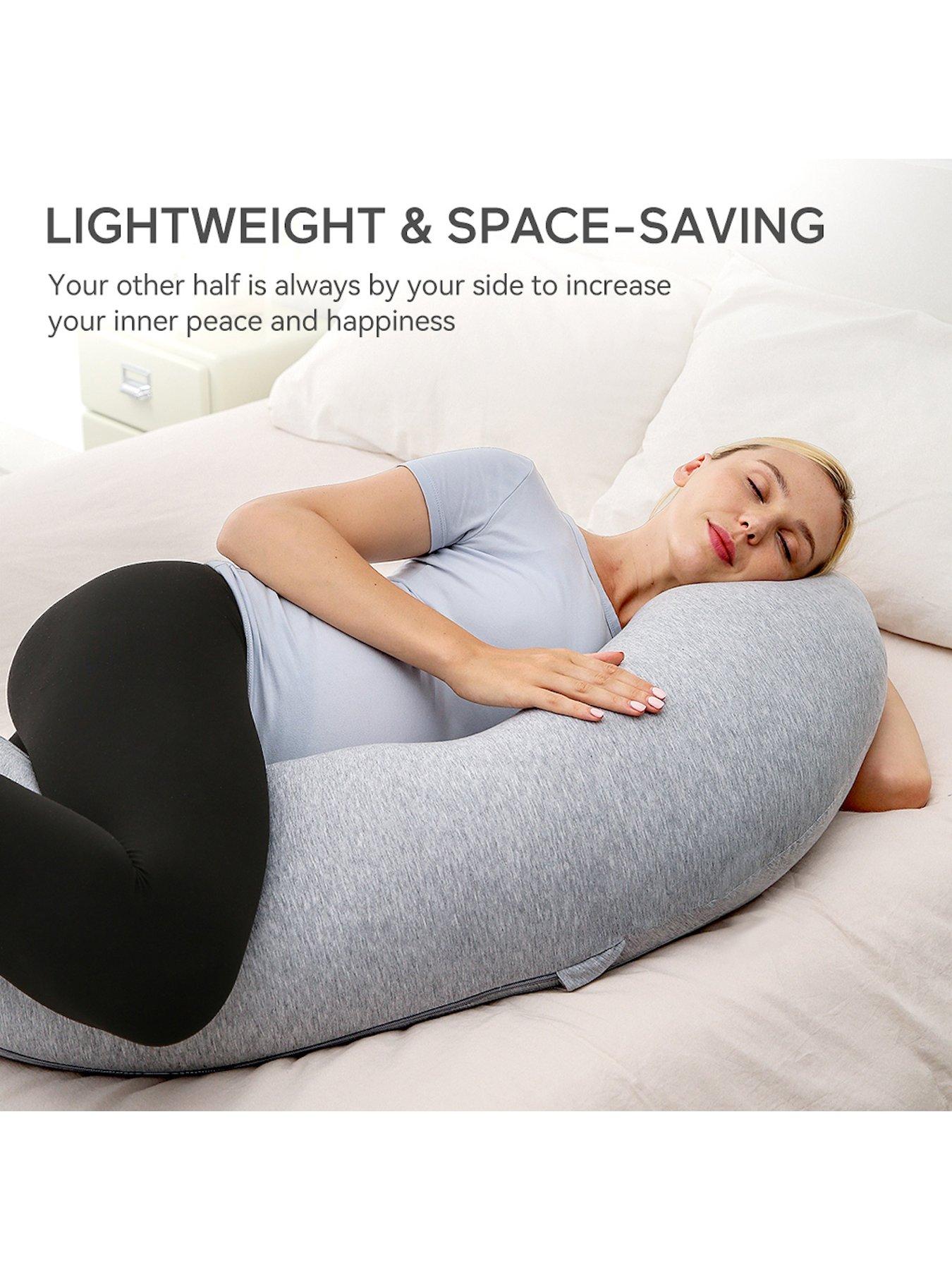 Image 4 of 7 of Momcozy PP001-FG11NB-A J Shaped Maternity Body Pillow
