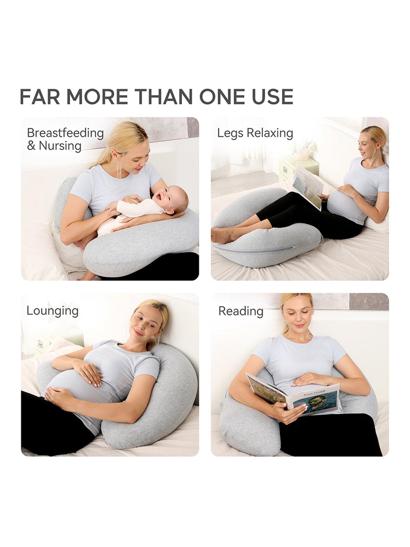 Image 5 of 7 of Momcozy PP001-FG11NB-A J Shaped Maternity Body Pillow