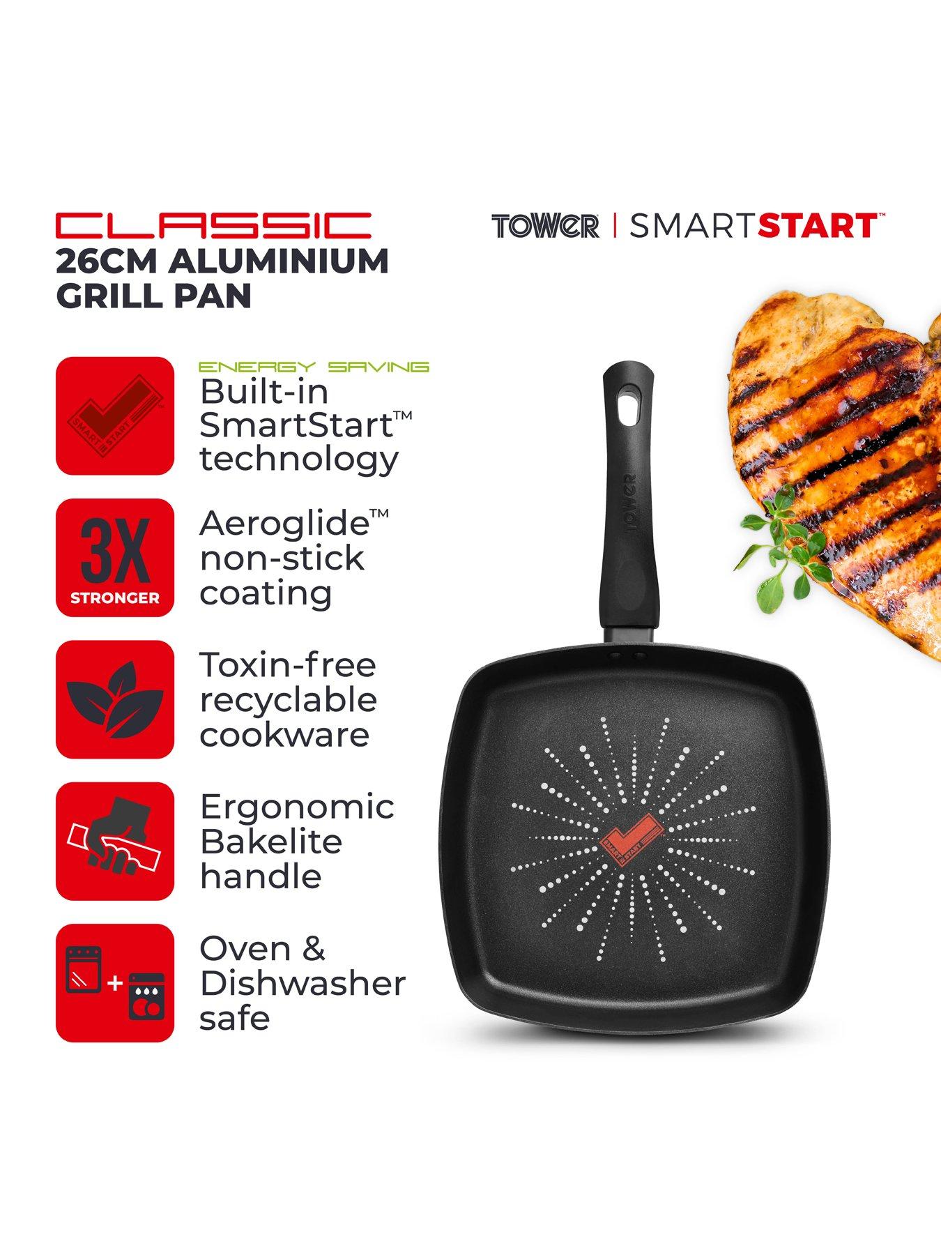  image of tower-smart-start-26cm-grill-pan