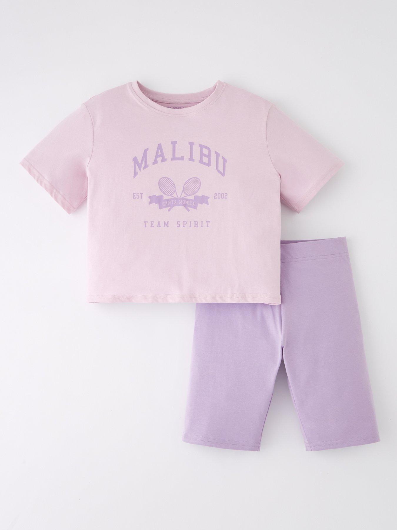 everyday-girls-malibu-t-shirt-and-cycling-short