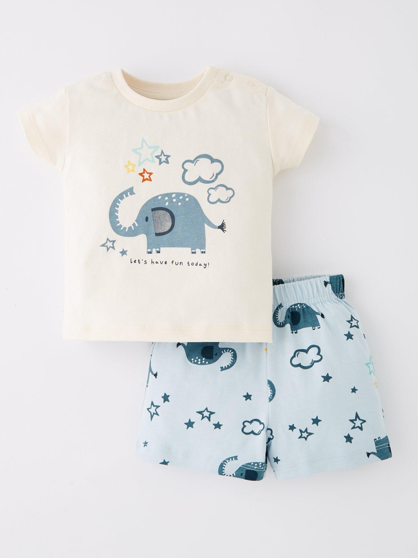 everyday-baby-boys-elephant-t-shirt-and-short-set-multi