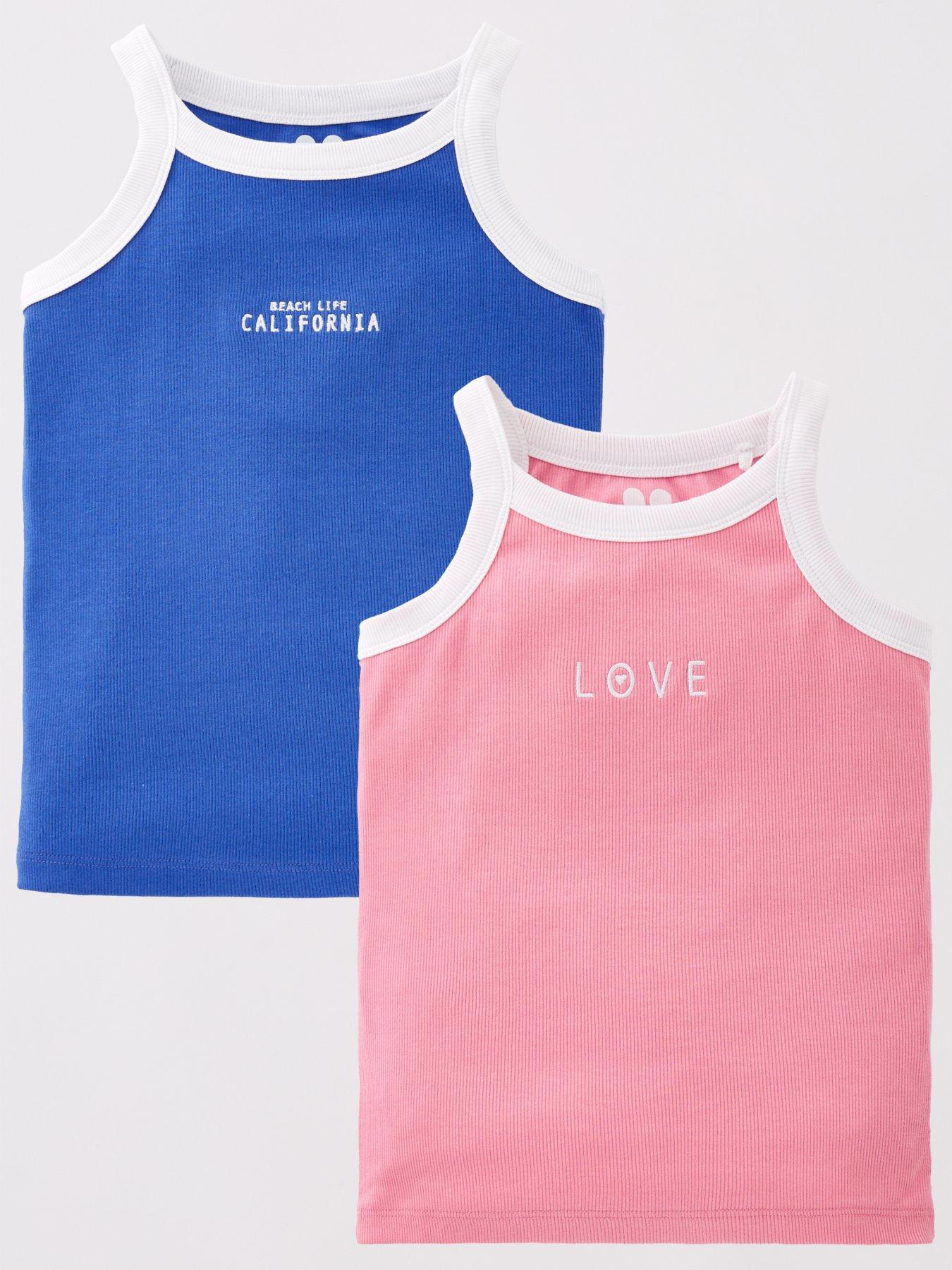 v-by-very-girls-2-pack-rib-vests-multi