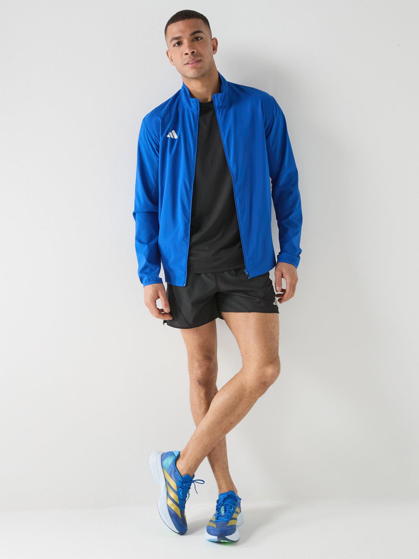  image of adidas-adizero-essentials-running-jacket-blue
