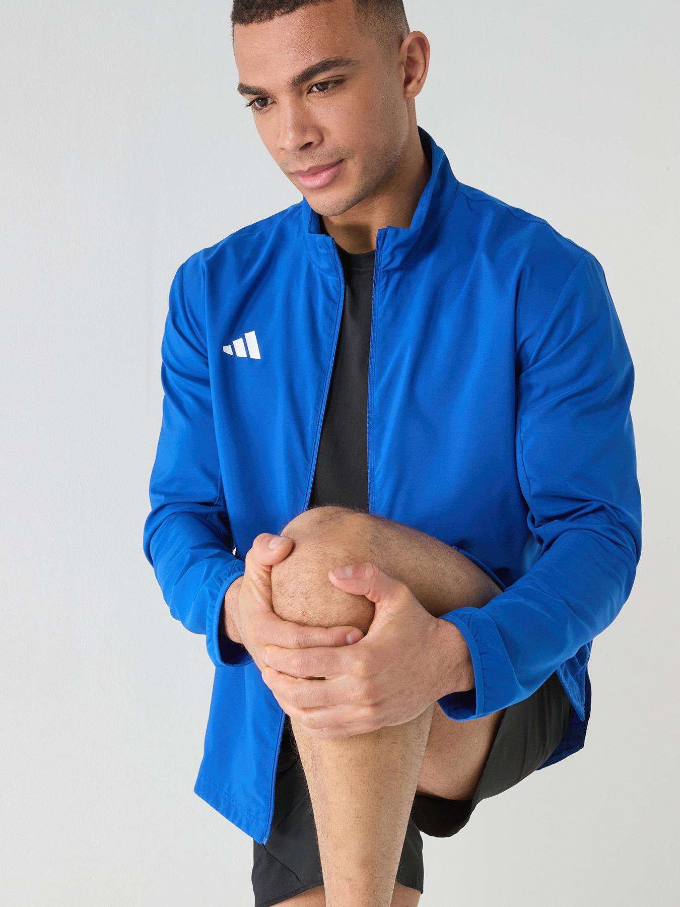  image of adidas-adizero-essentials-running-jacket-blue