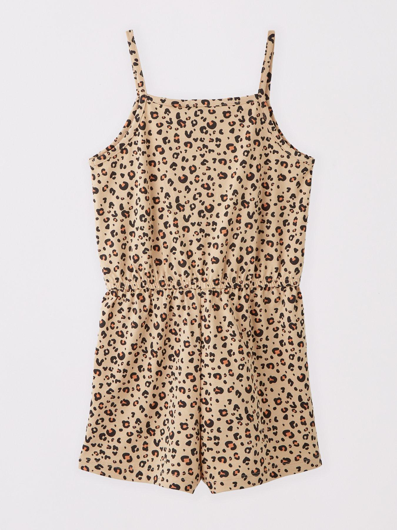  image of everyday-girls-animal-print-2-pack-playsuit-multi