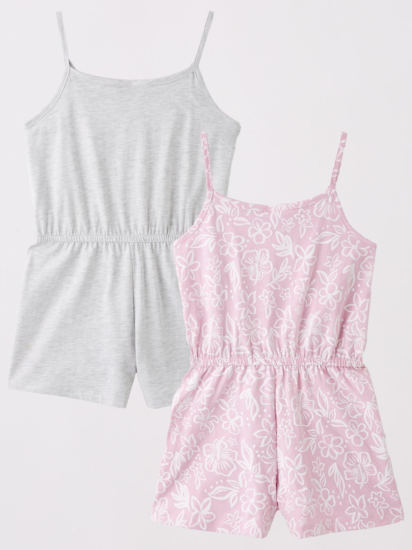 everyday-girls-floral-2-pack-playsuit-multi
