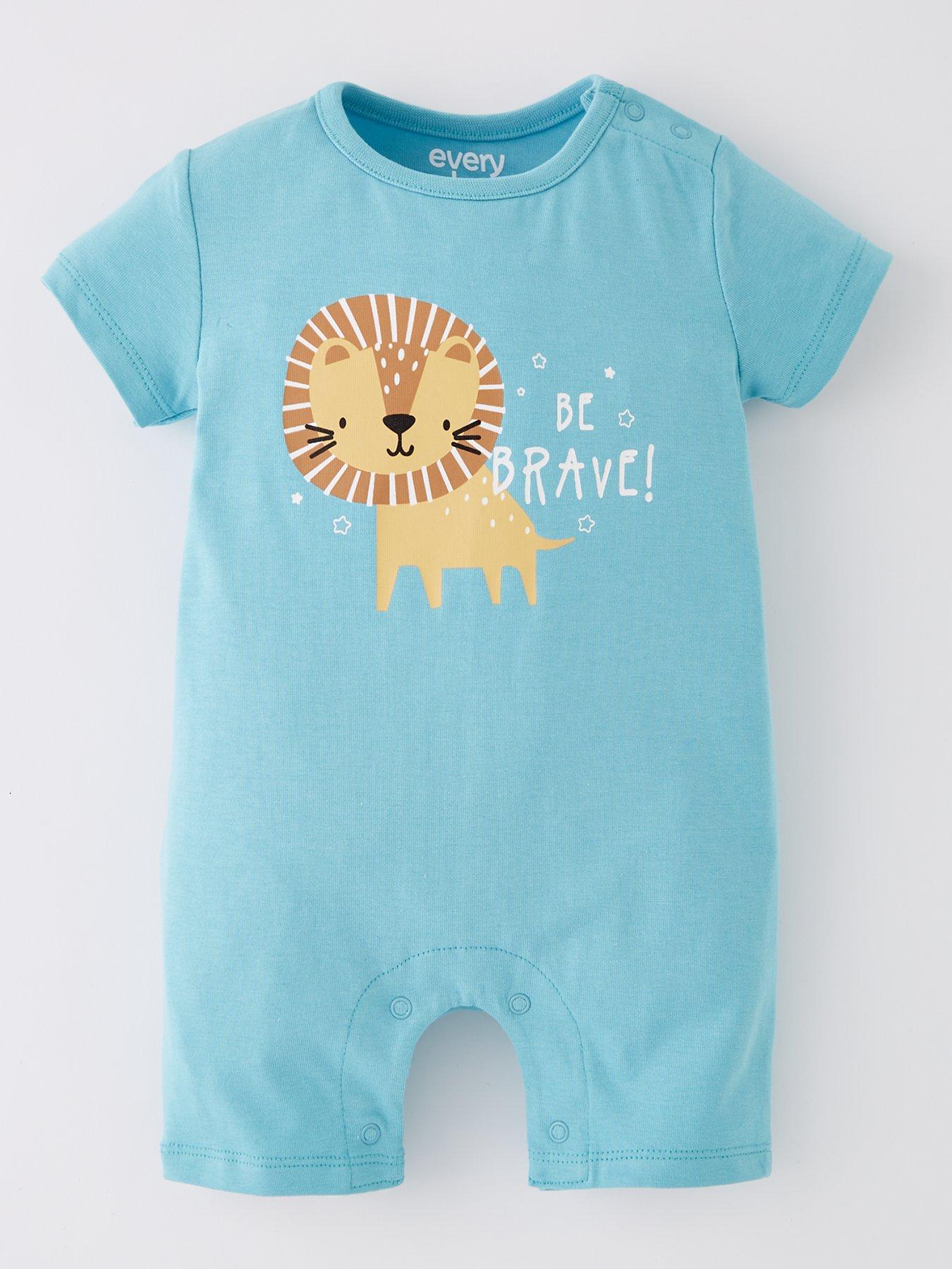 everyday-baby-boys-lion-romper-multi