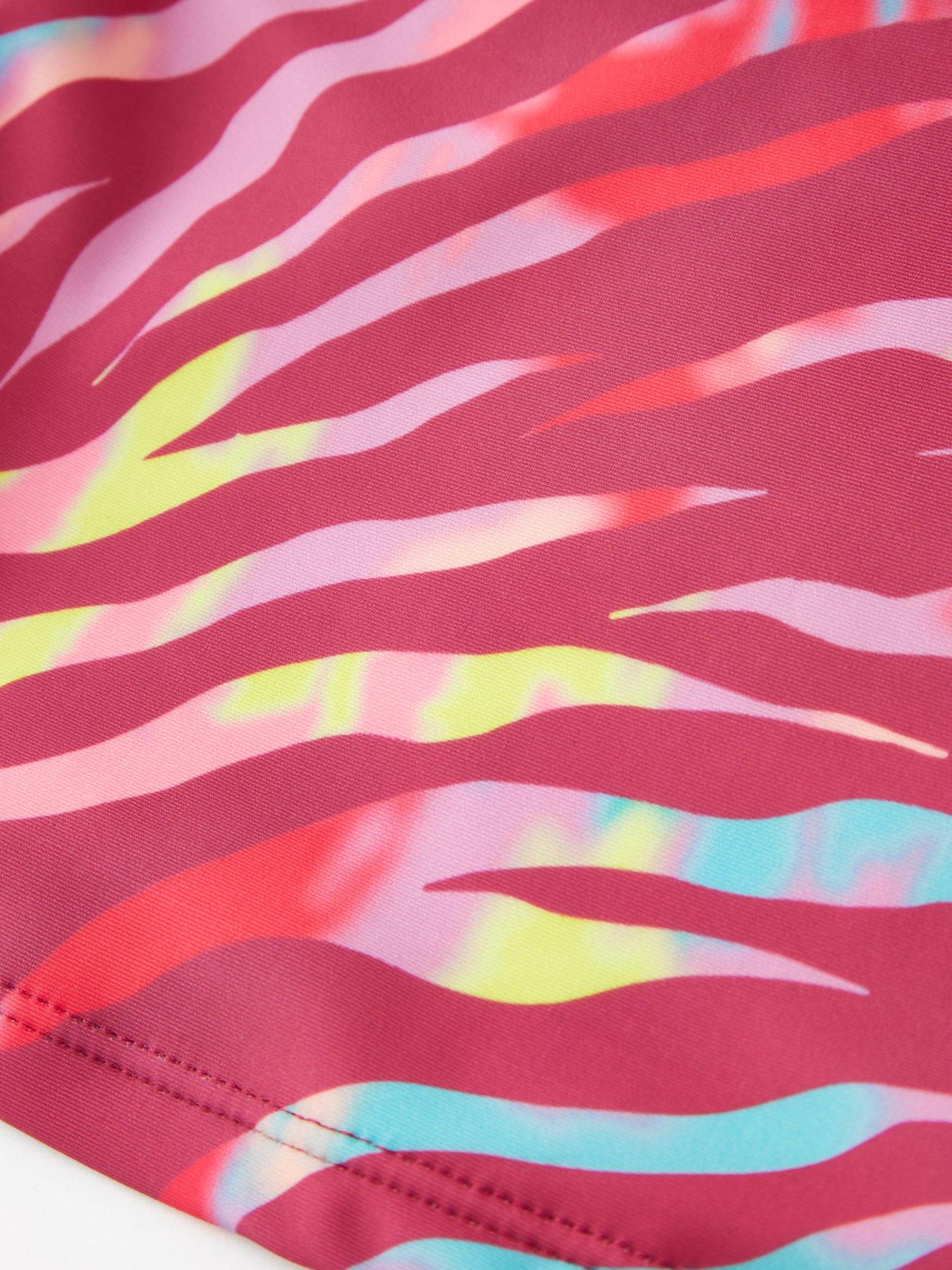  image of v-by-very-girls-animal-print-tankini-multi