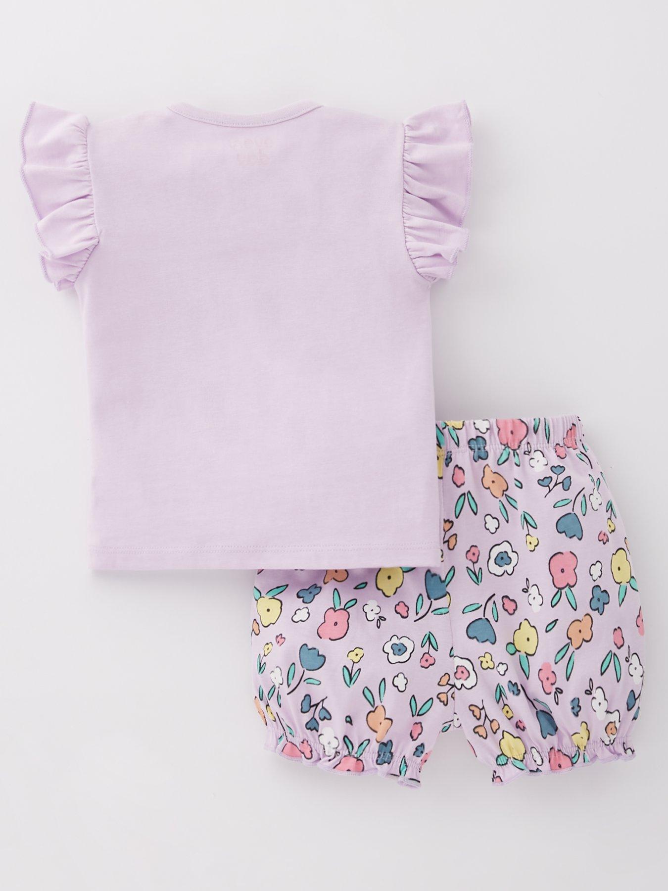 Babyhug Half Slevees T-Shirt With All Over Print Pack of 3 - Multicolour