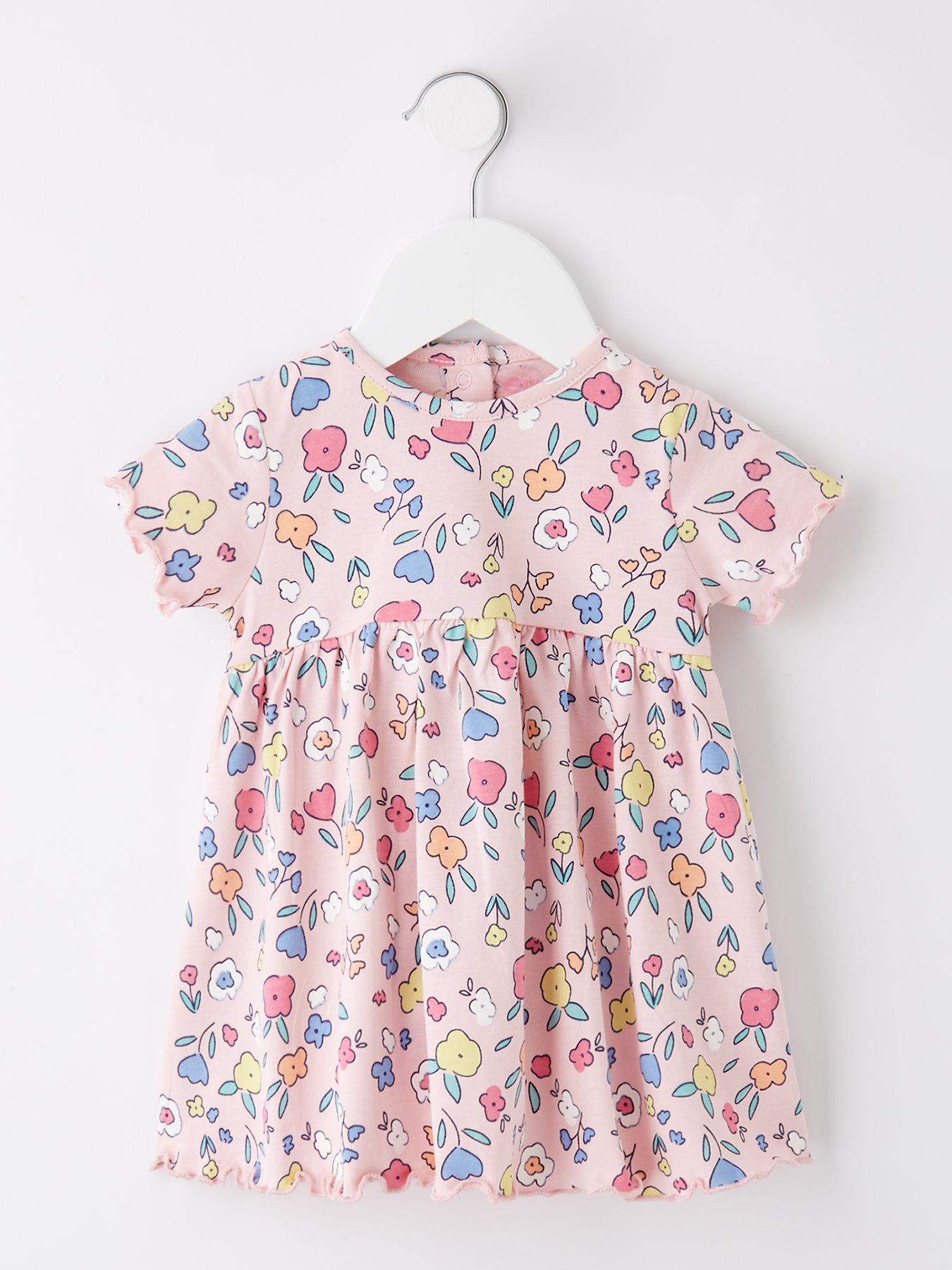 everyday-baby-girls-flower-short-sleeve-dress-multi