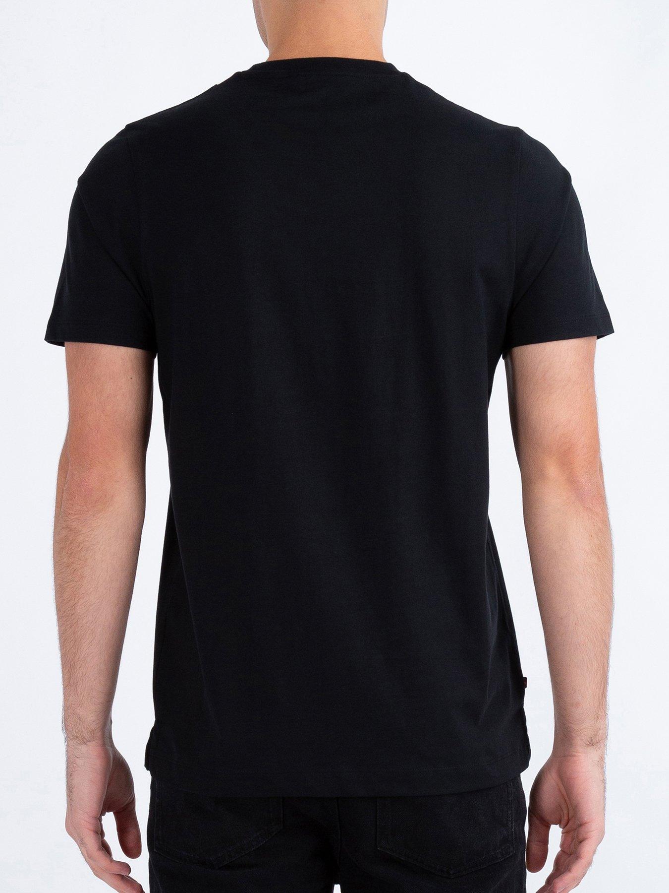  image of luke-1977-kane-overprinted-t-shirt-multi