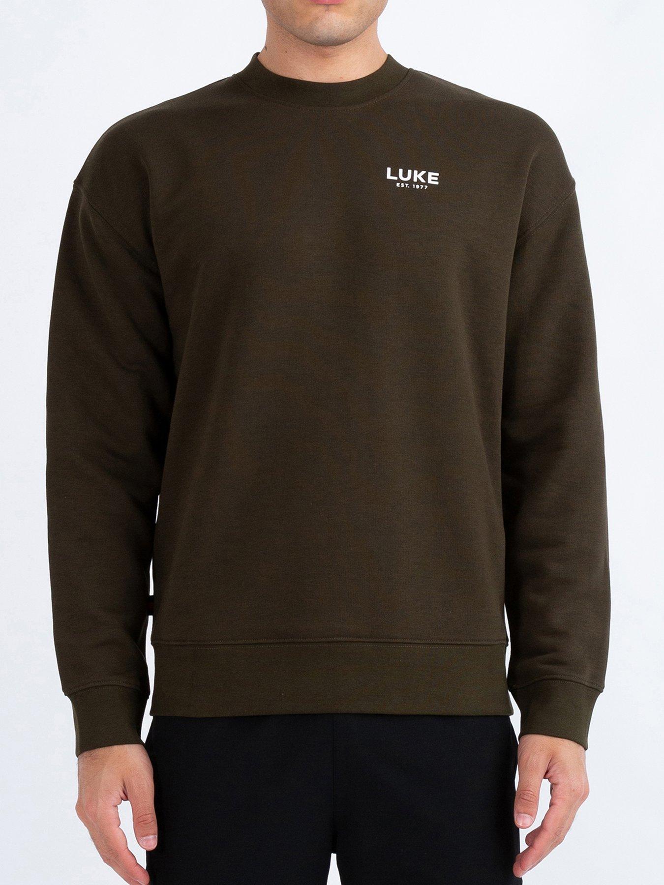 luke-1977-exceptional-relaxed-fit-crew-sweat-dark-green