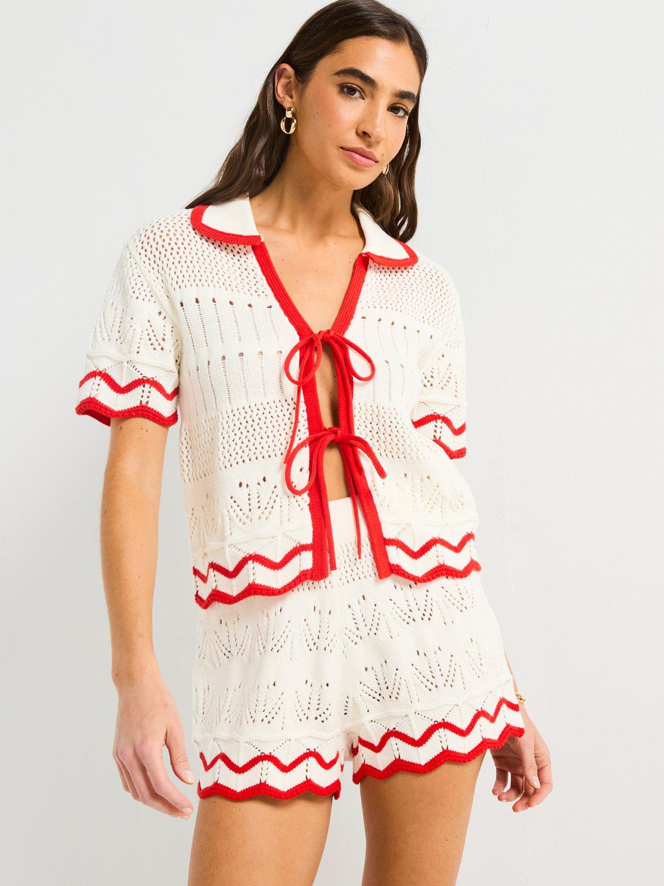 v-by-very-cotton-rich-pointelle-stripe-shirt-co-ord-cream