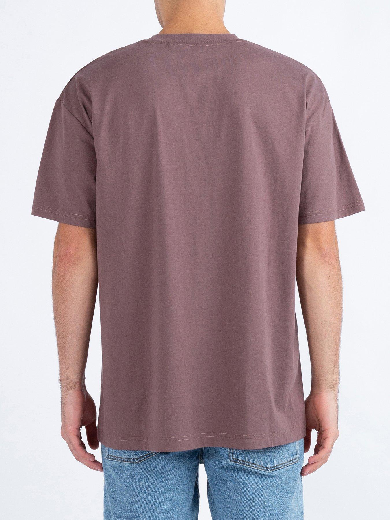  image of luke-1977-exquisite-relaxed-fit-t-shirt-dark-purple