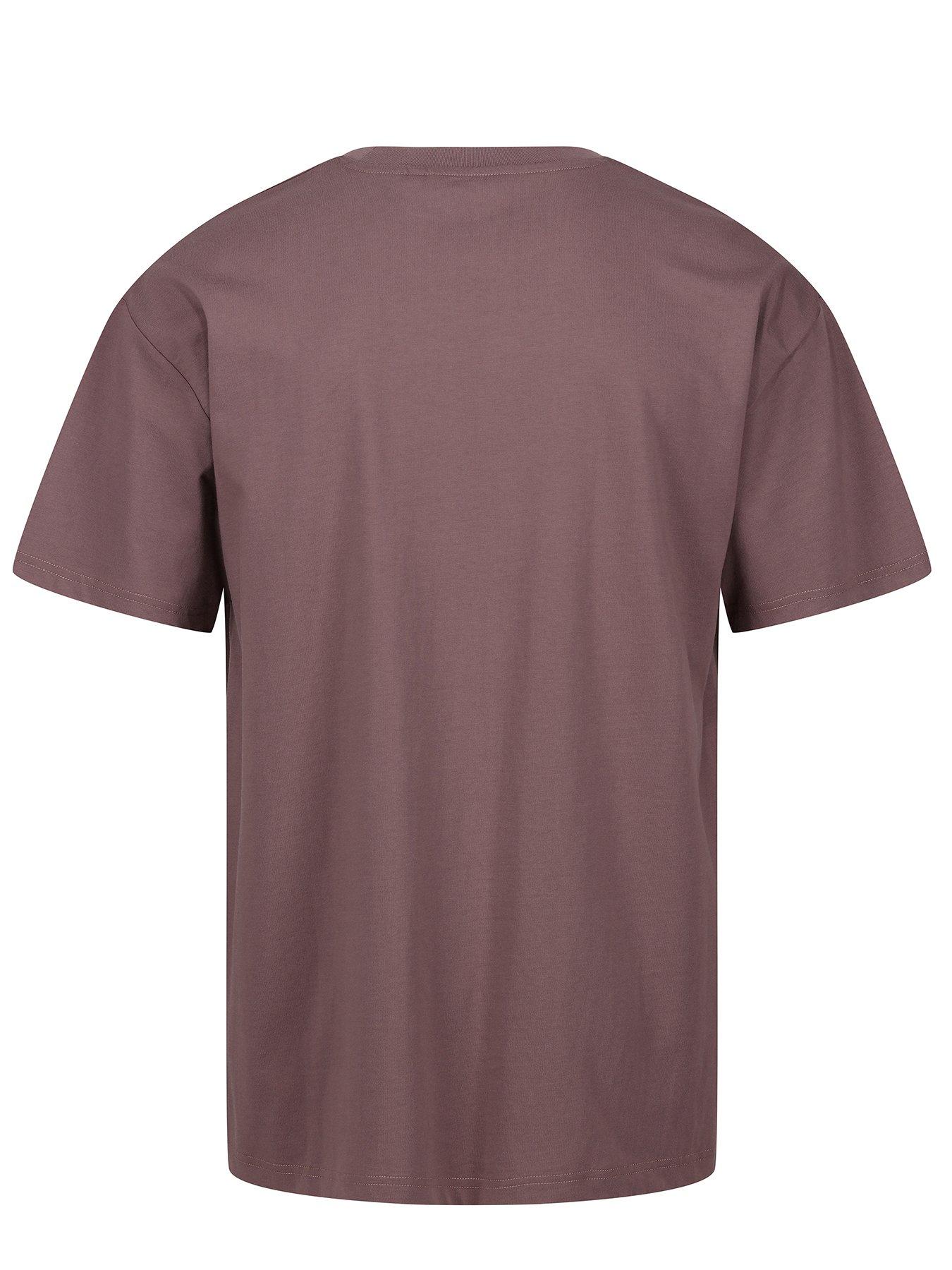  image of luke-1977-exquisite-relaxed-fit-t-shirt-dark-purple