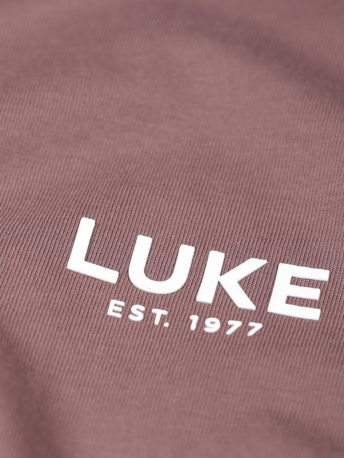  image of luke-1977-exquisite-relaxed-fit-t-shirt-dark-purple