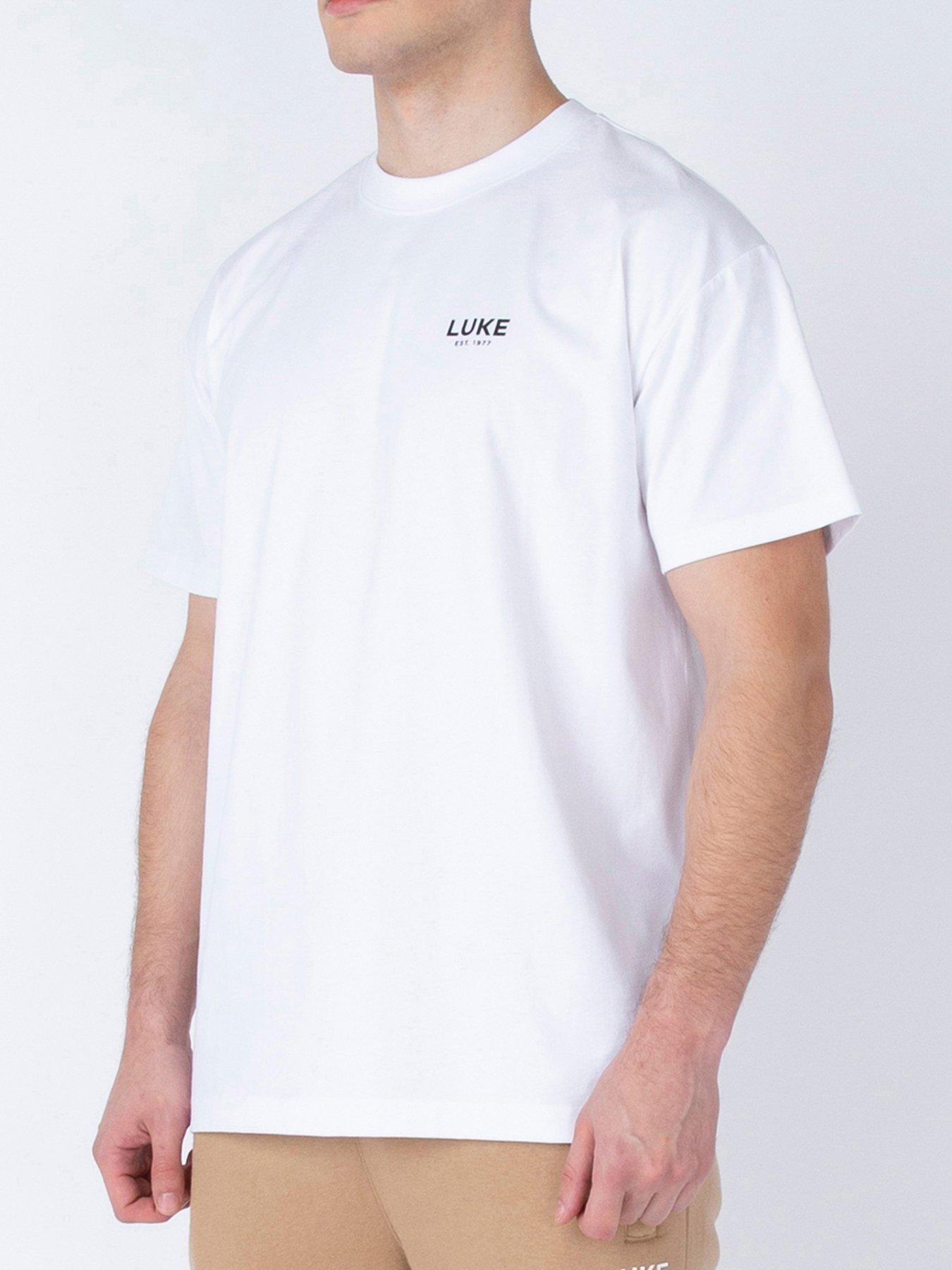  image of luke-1977-exquisite-relaxed-fit-t-shirt-white