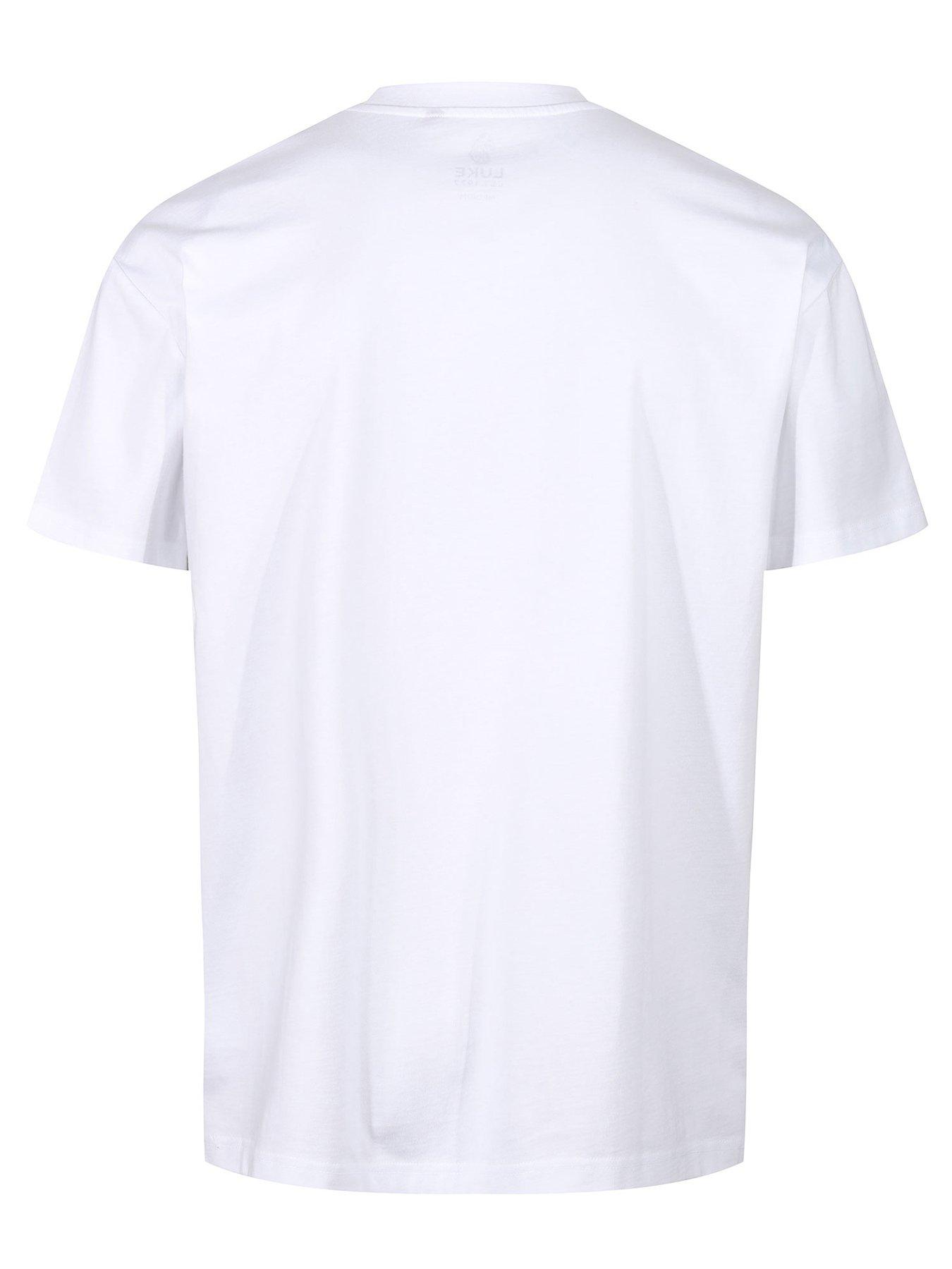  image of luke-1977-exquisite-relaxed-fit-t-shirt-white