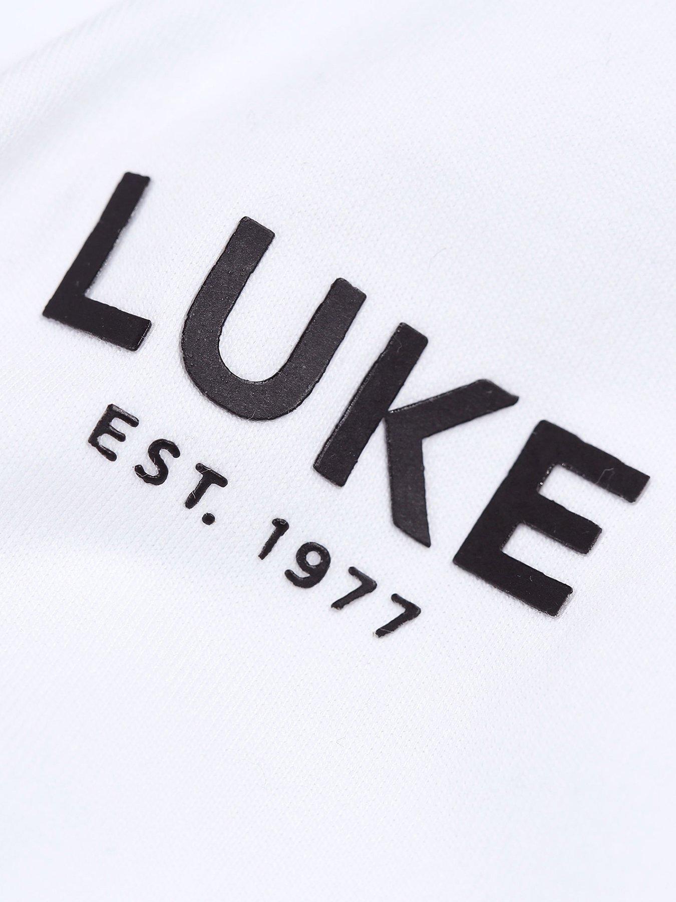  image of luke-1977-exquisite-relaxed-fit-t-shirt-white