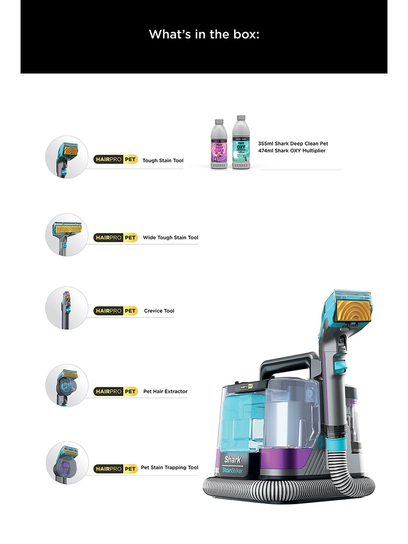  image of shark-stainstriker-hairpro-pet-stain-amp-spot-cleaner-px250ukt