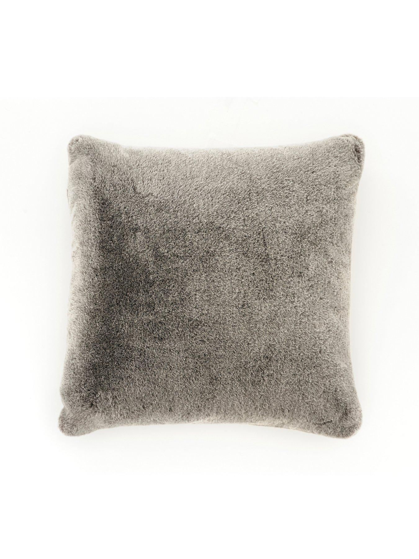 undefined Alaska Faux Fur Feather Filled Cushion