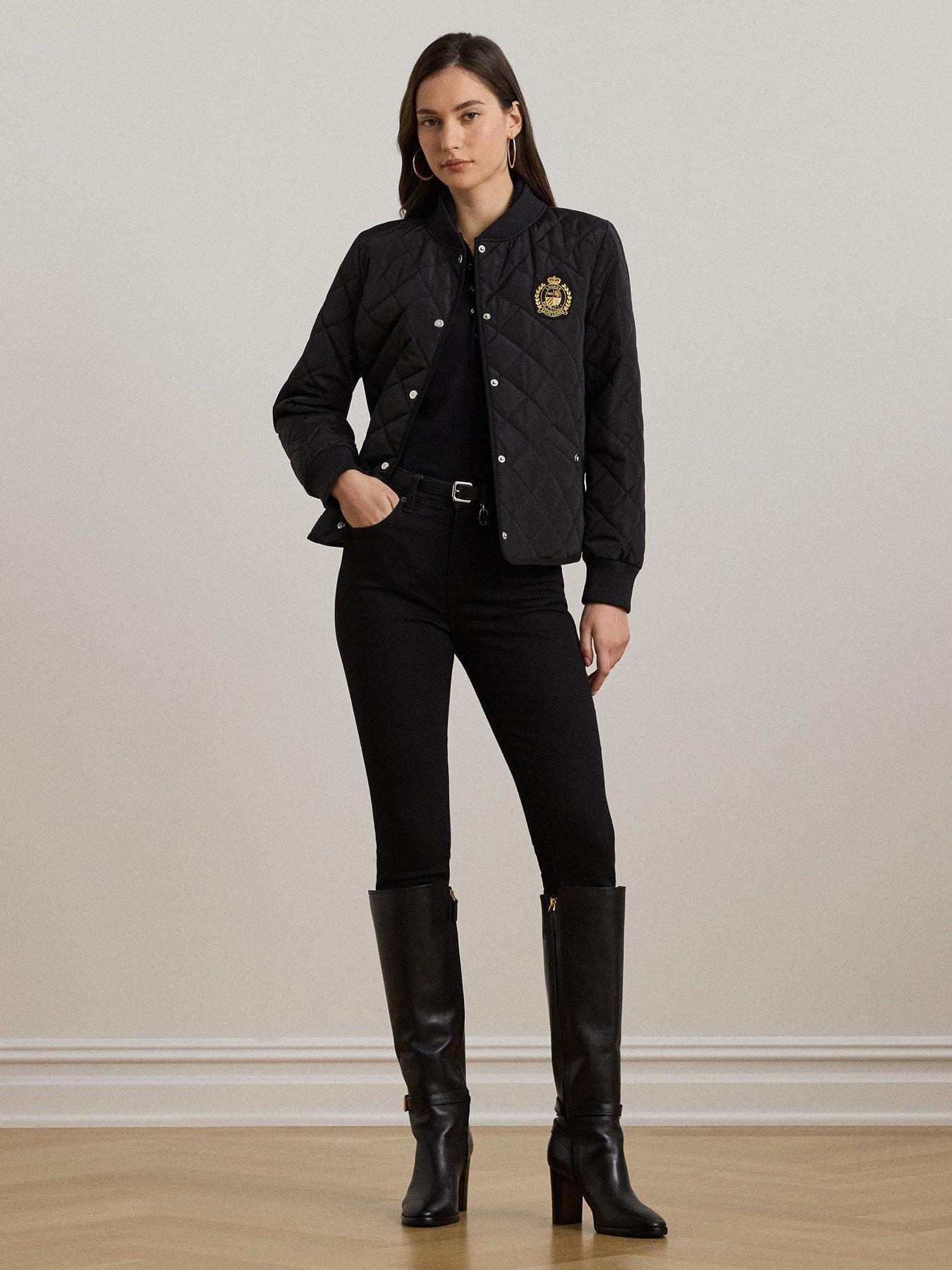  image of lauren-by-ralph-lauren-quilted-insulated-coat-black