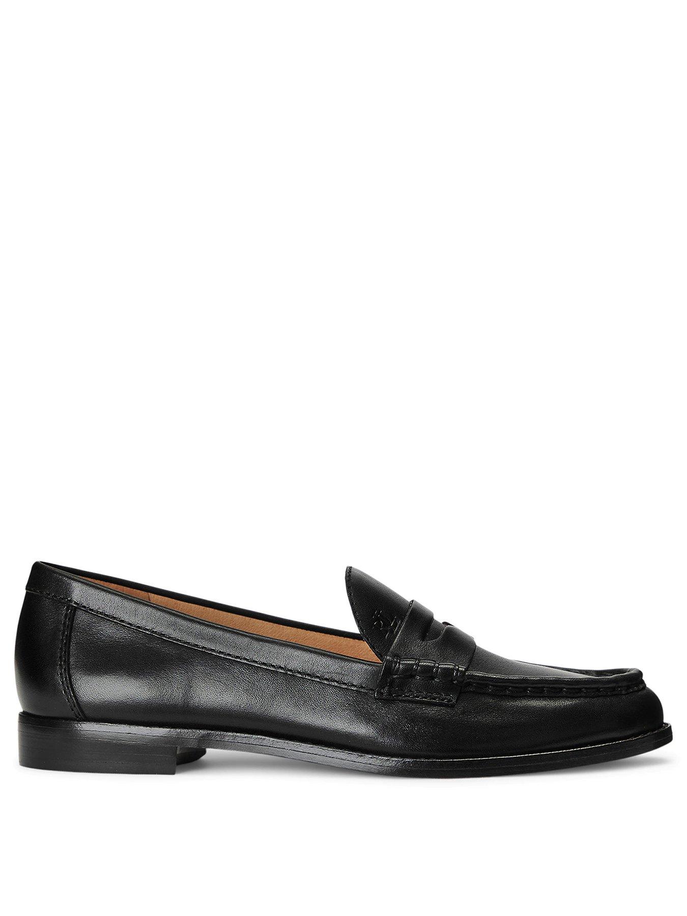  image of lauren-by-ralph-lauren-wynnie-loafers-black