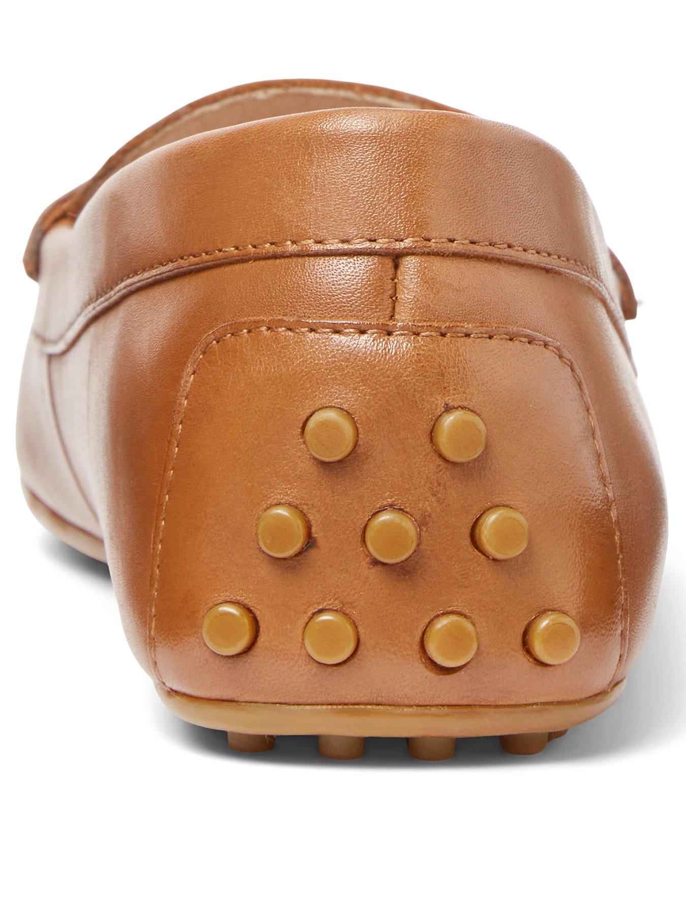  image of lauren-by-ralph-lauren-barnsbury-flat-shoe-brown