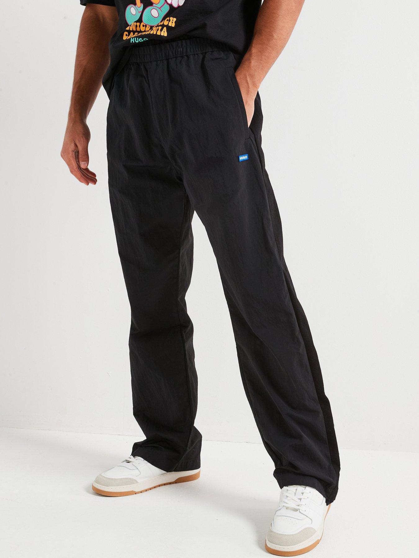 hugo-gablo251-mix-media-baggy-trousers-black