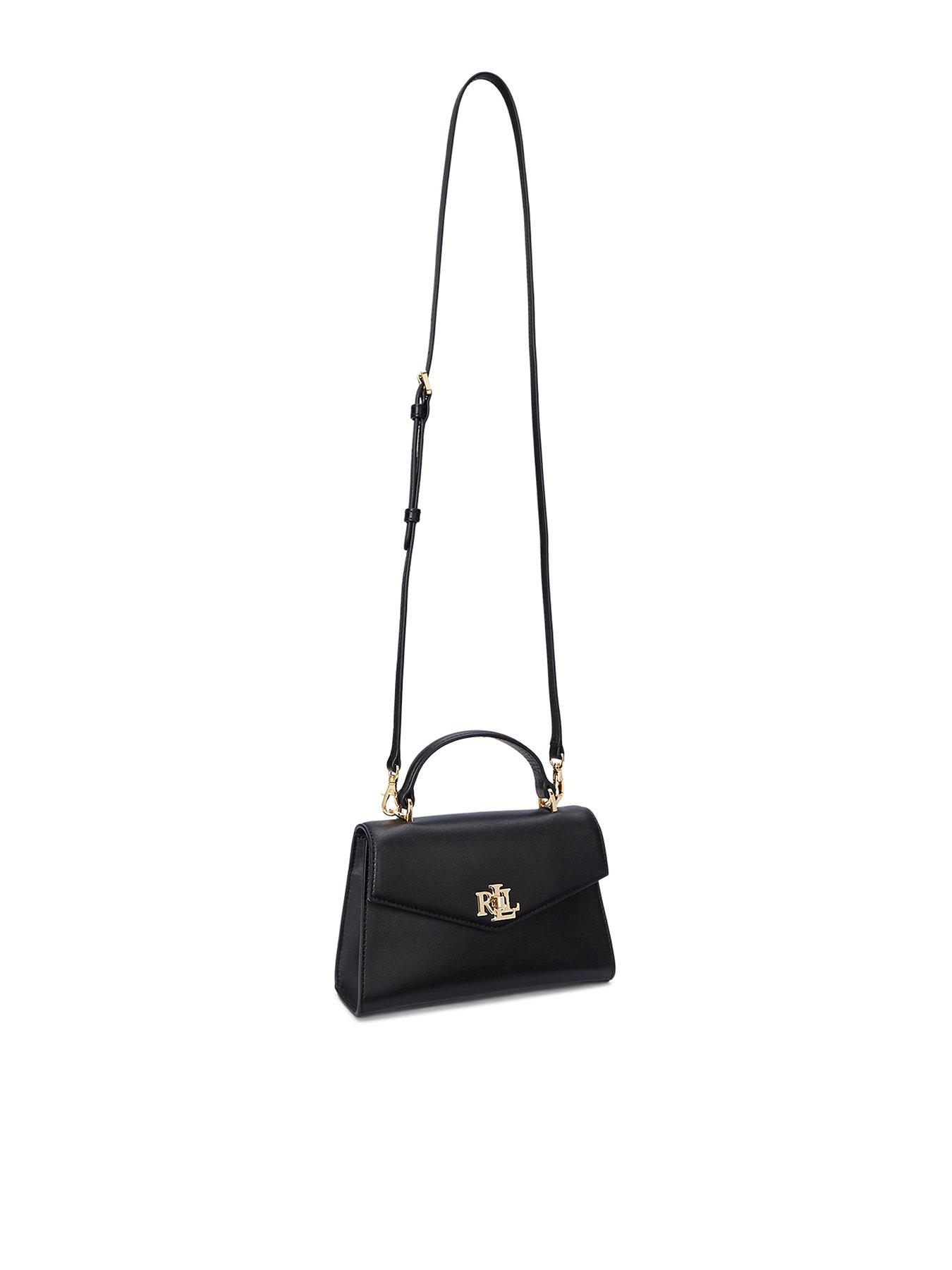 Image 2 of 4 of Lauren by Ralph Lauren Farrah Small Satchel Bag - Black