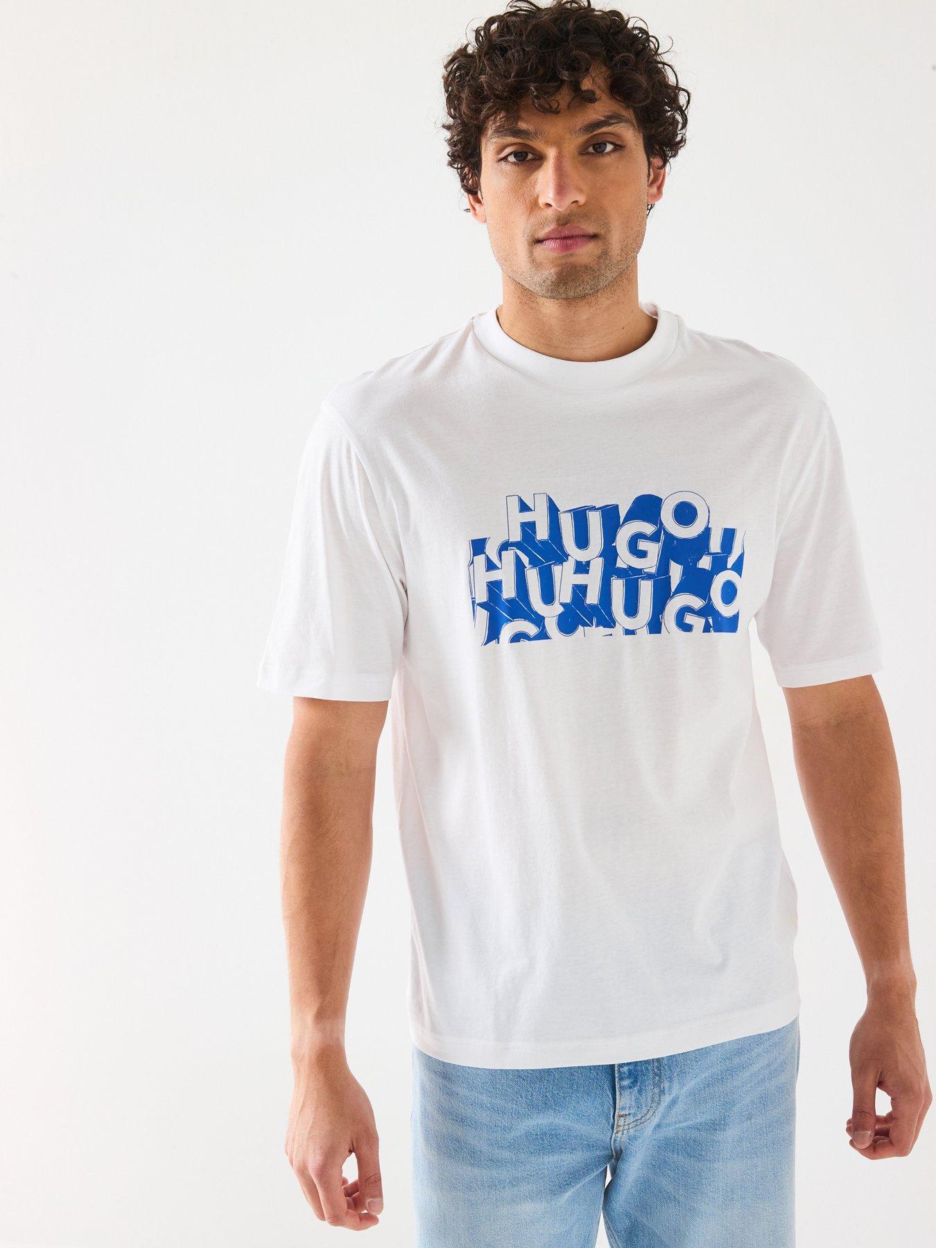 hugo-nafralo-regular-fit-graphic-logo-t-shirt-white