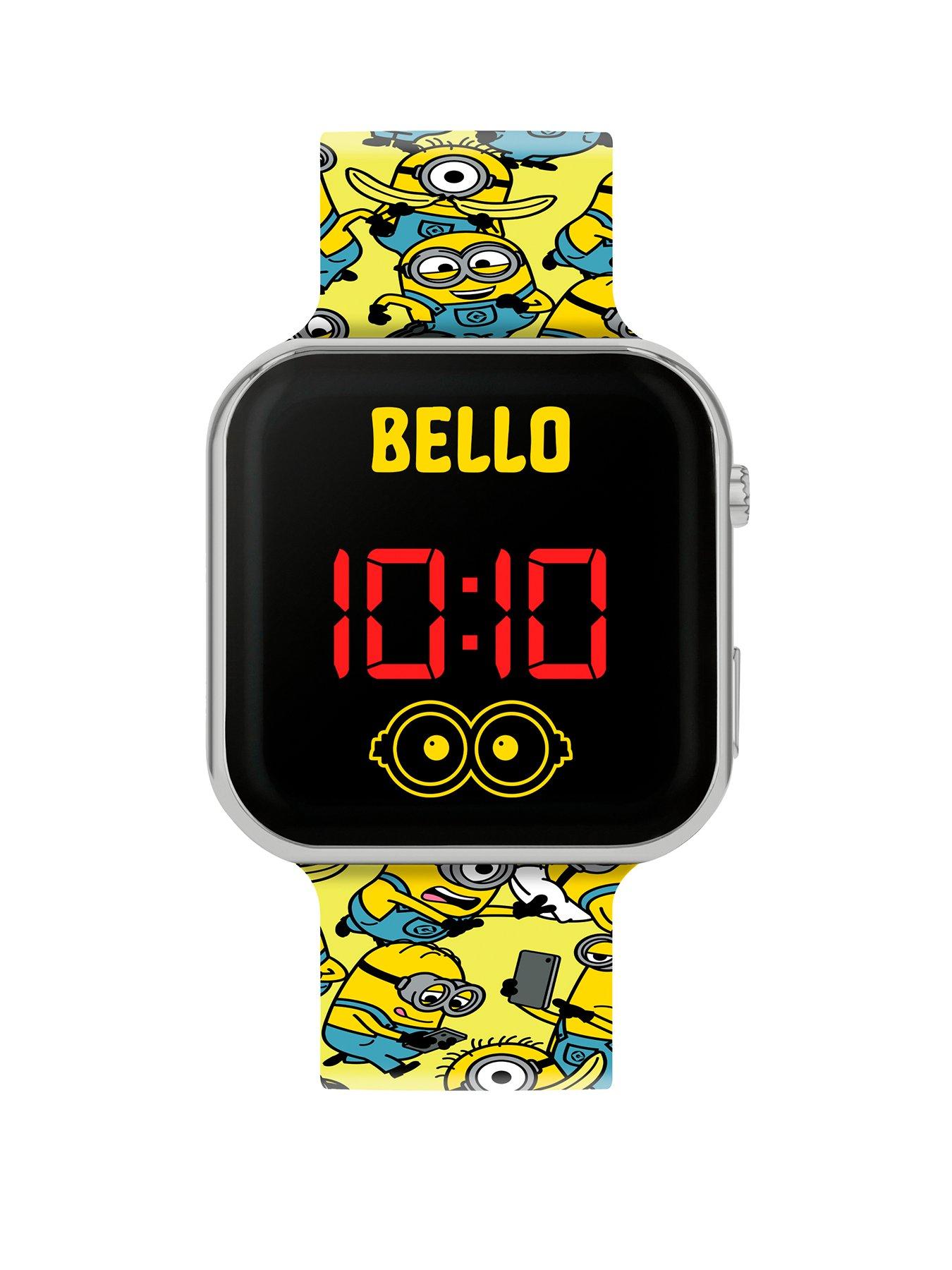 Minions Yellow Strap LED Watch