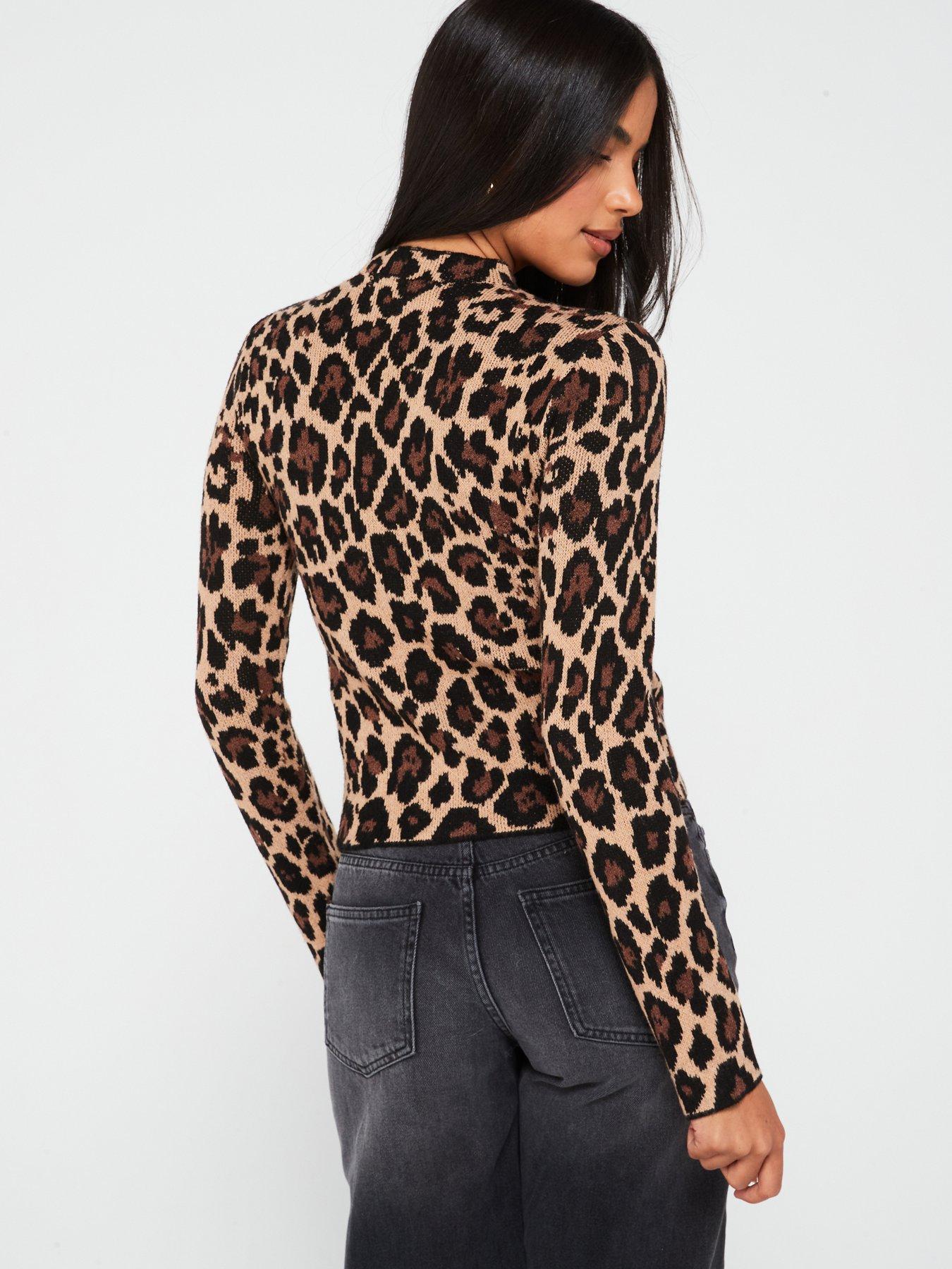  image of vero-moda-long-sleeve-knitted-top-beige