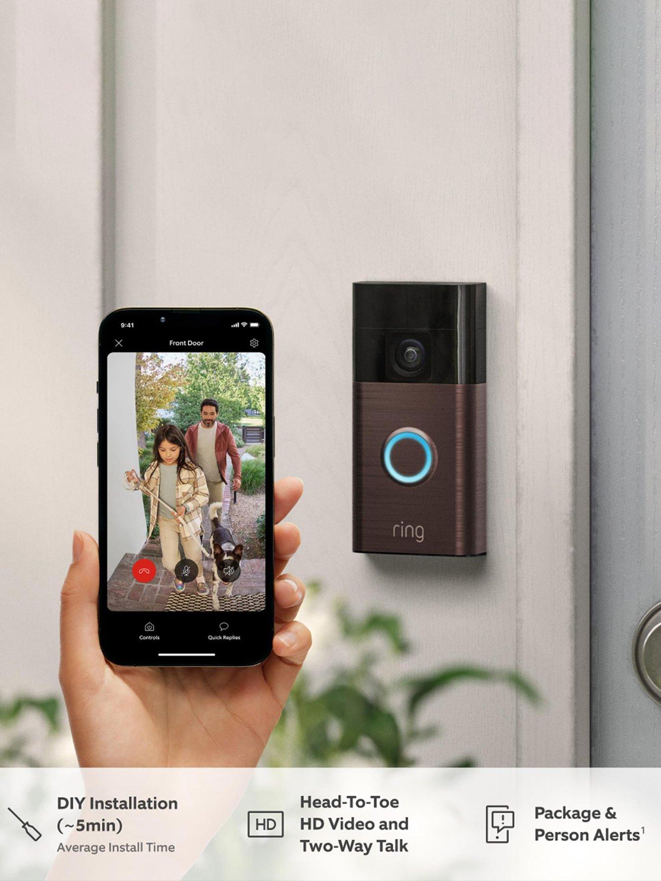  image of ring-ring-video-doorbell-3rd-gen-with-chime-venetian-bronze