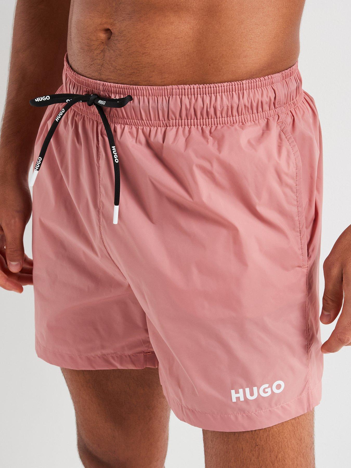  image of hugo-haiti-swim-shorts-pink