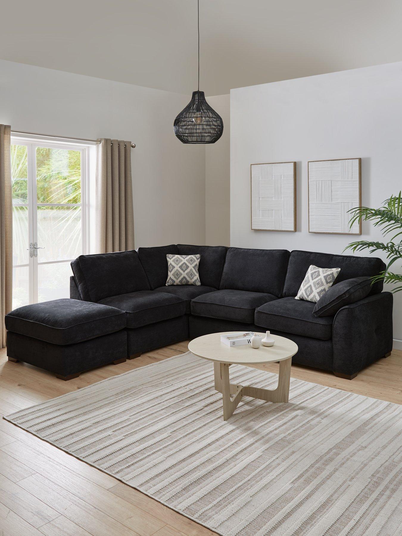 undefined Cesena L/H Fabric Corner Chaise - Made to Order in the UK