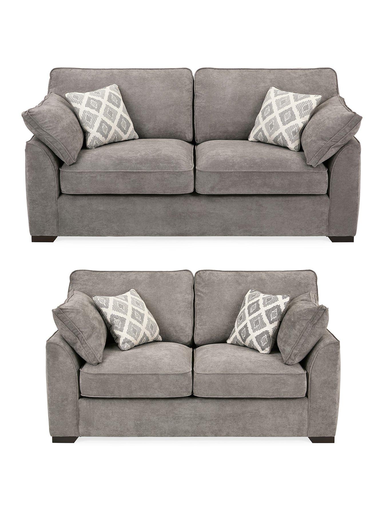 Image 2 of 6 of The Very Collection Cesena 3 + 2 Fabric SOFAS&nbsp;- Made to Order in the UK - FSC&reg; Certified