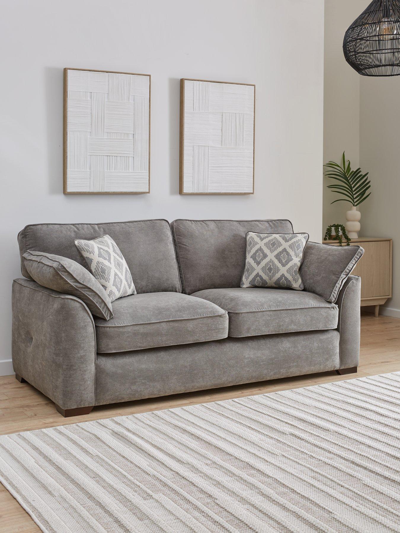 undefined Cesena 3 Seater Fabric Sofa - Made to Order in the UK