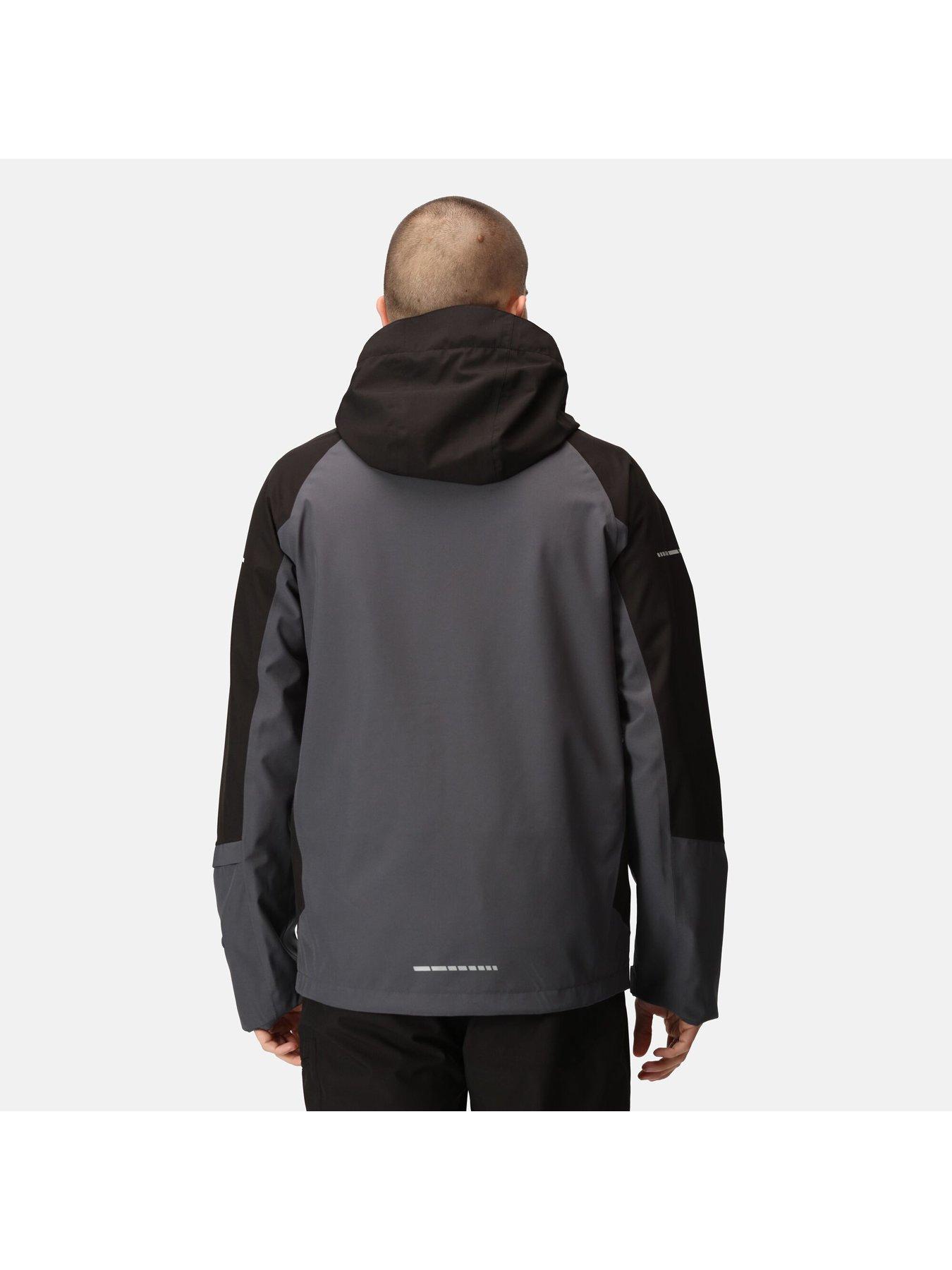 Image 2 of 6 of Regatta Professional Workwear X Pro Beacon Waterproof Jacket -seal Grey/black