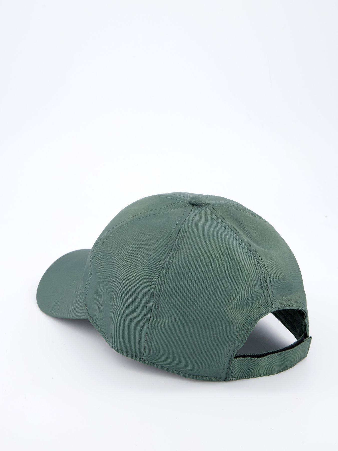  image of hugo-jake-nylon-patch-logo-baseball-cap-khaki