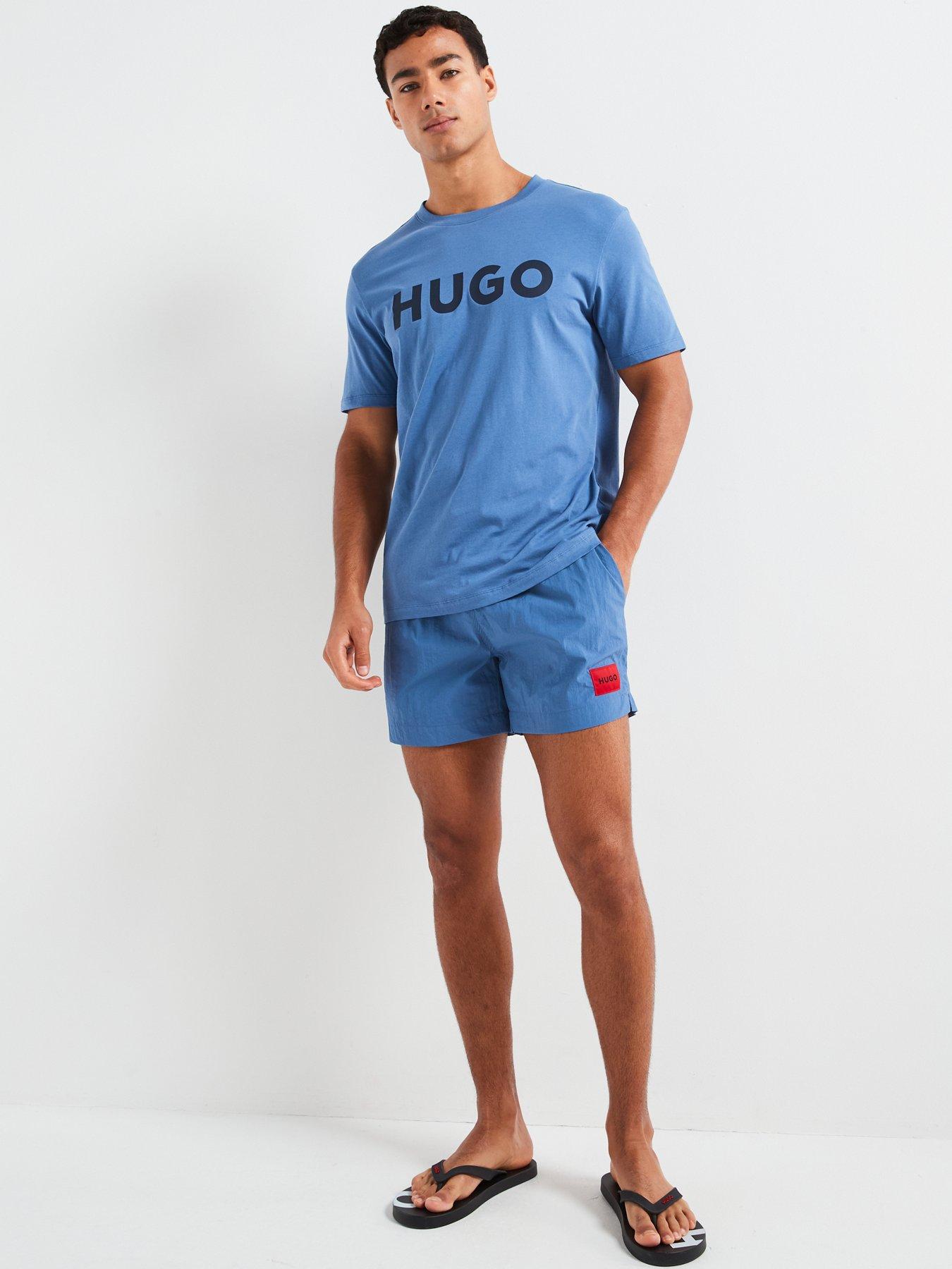  image of hugo-dominica-swim-shorts-blue