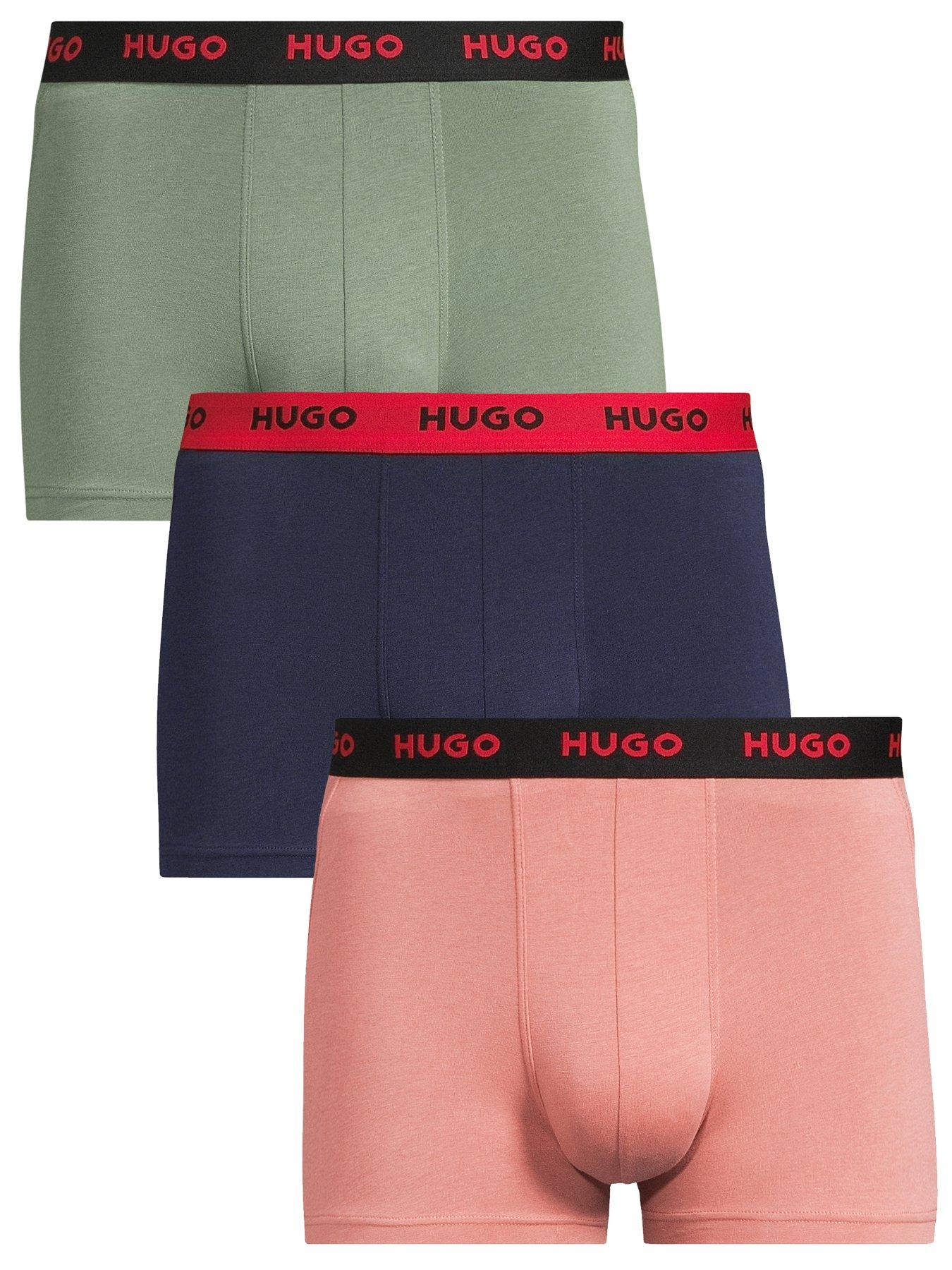 hugo-3-pack-triplet-logo-trunks-multi