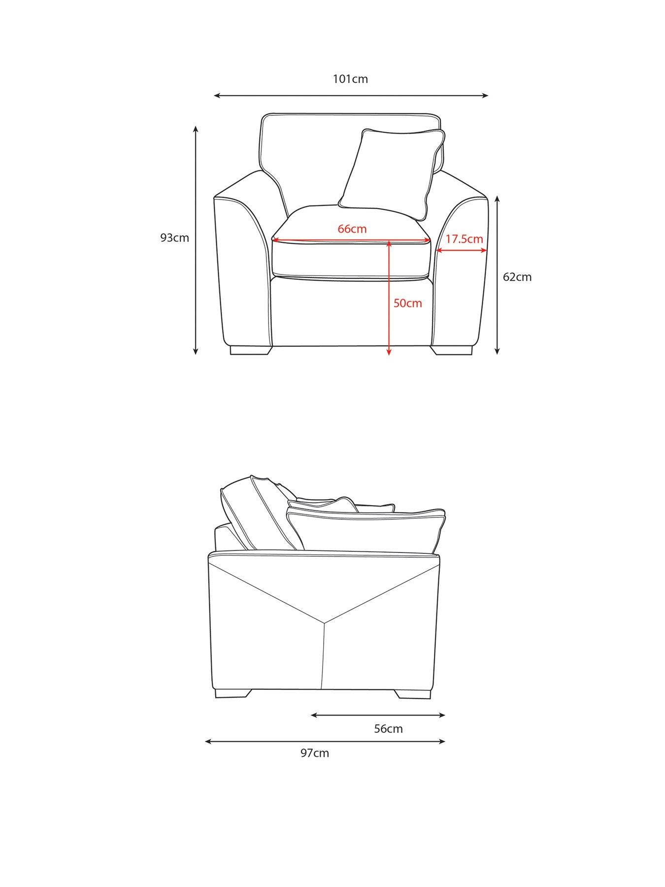 Image 7 of 7 of Very Home Cesena Fabric Chair&nbsp;- Made to Order in the UK