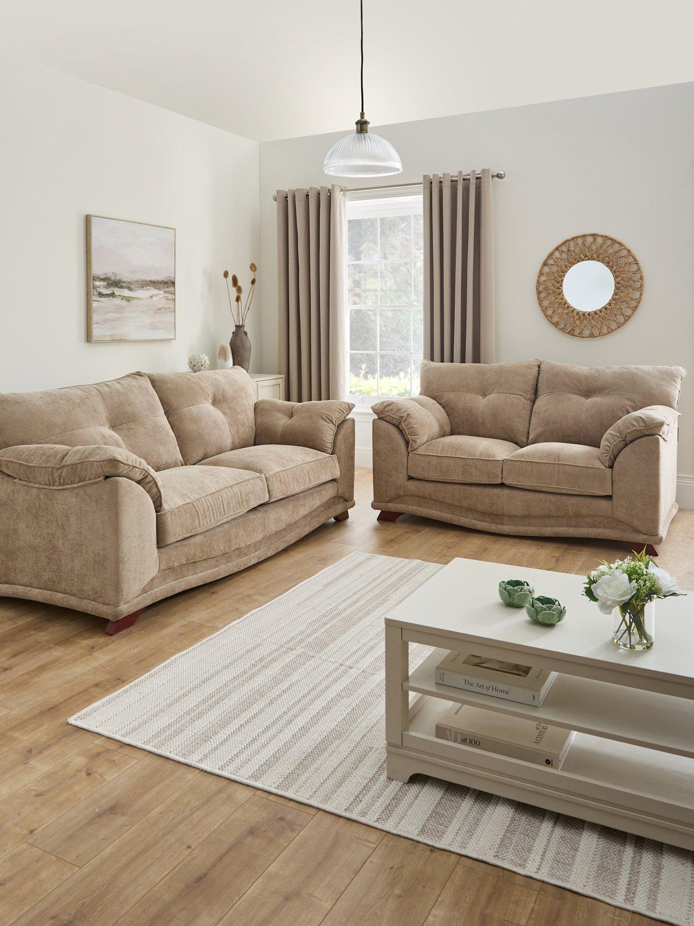 undefined Evissa 3 + 2 Fabric Sofas - Made to Order in the UK