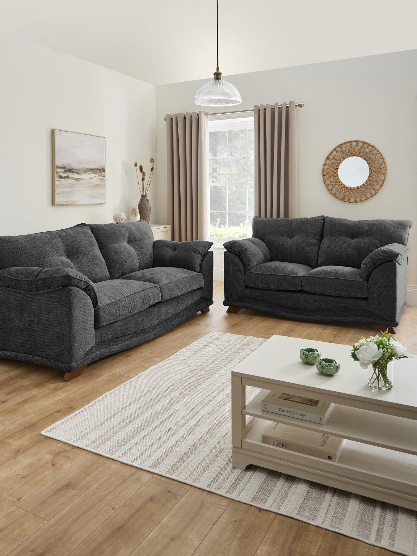 undefined Evissa 3 + 2 Fabric Sofas - Made to Order in the UK