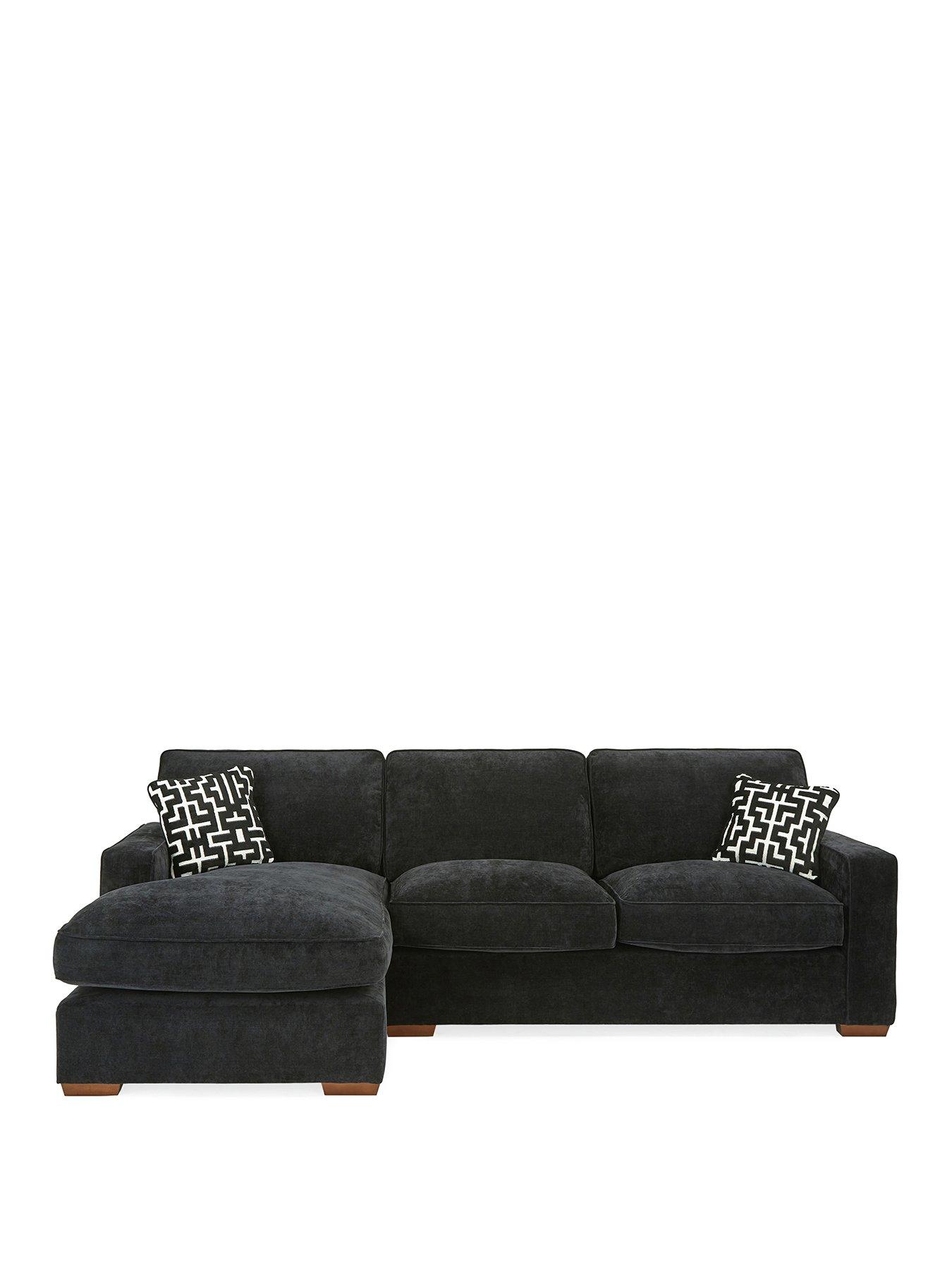 Image 2 of 7 of Very Home Monaco Left&nbsp;Hand 3 Seater Fabric Chaise Sofa&nbsp;- Made to Order in the UK